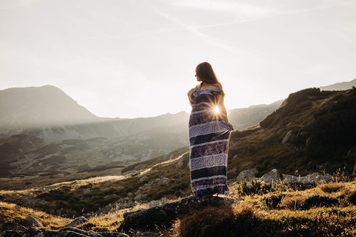 Sesja plenerowa w Tatrach, fotografia z widokiem na góry Edyta Skiert Fotograf Zielona Góra 