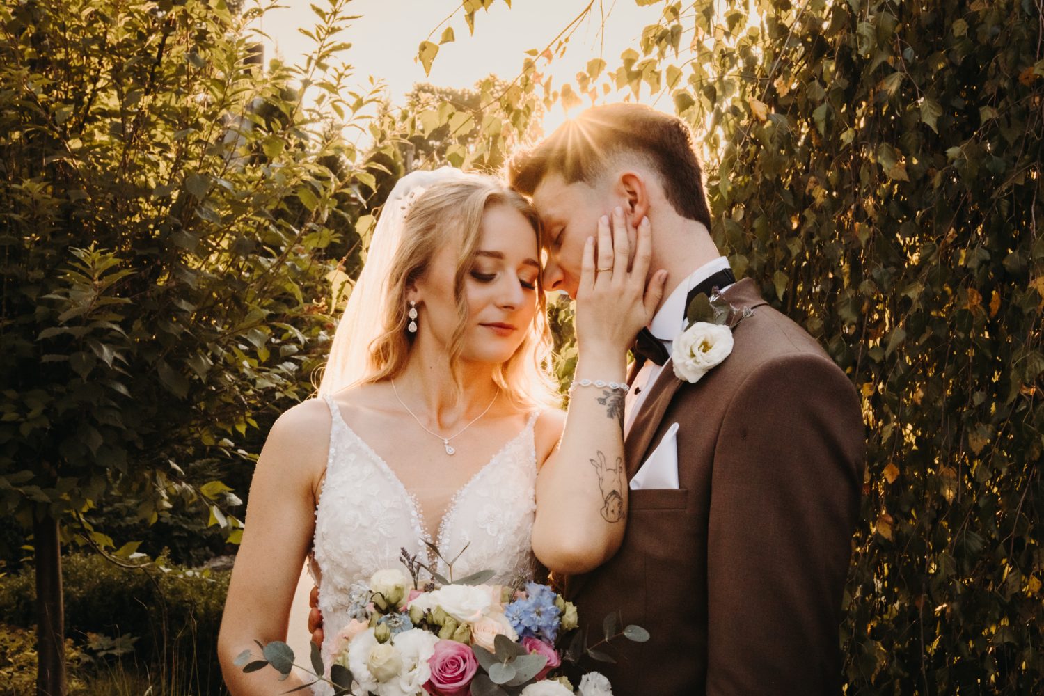 Sesja plenerowa w dniu ślubu Pary Młodej fotograf Lubuskie Zielona Góra